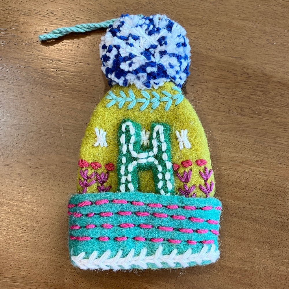 Anthropologie | Felted Hat Ornament